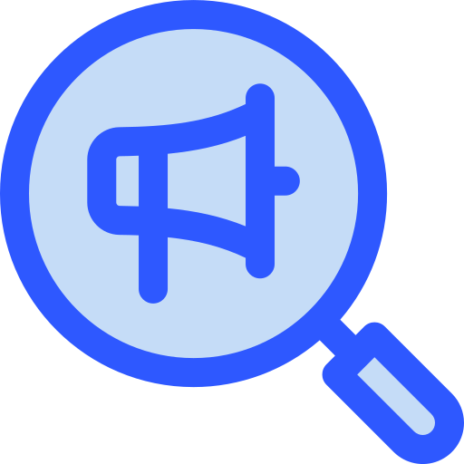 Digital marketing Generic Blue icon