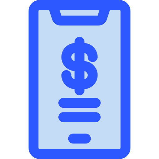 Online business Generic Blue icon