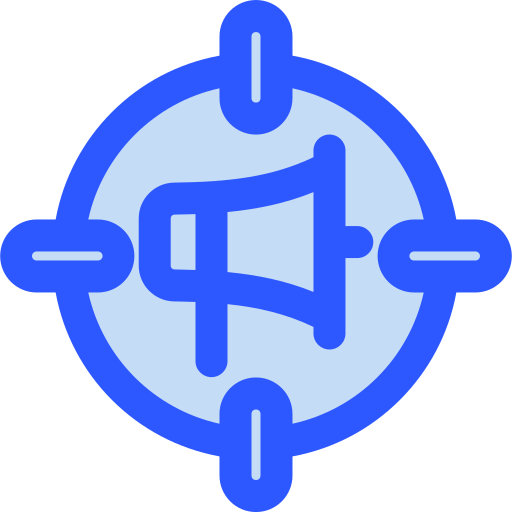 デジタルマーケティング Generic Blue icon