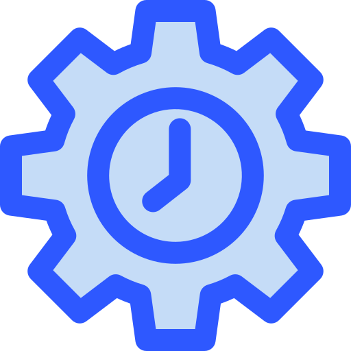 gerenciamento de tempo Generic Blue Ícone