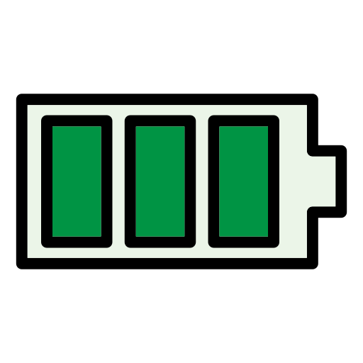 nivel de bateria Generic Outline Color icono