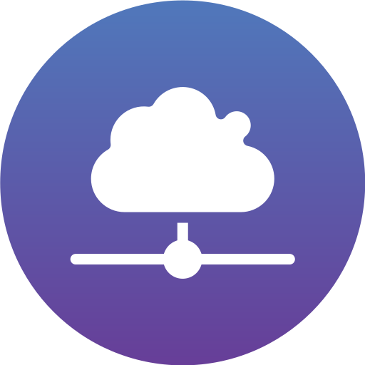 Cloud computing Generic Flat Gradient icon