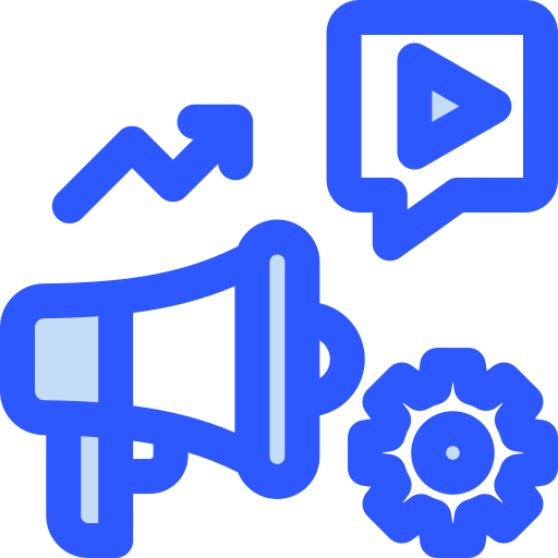 video-advertenties Generic Blue icoon