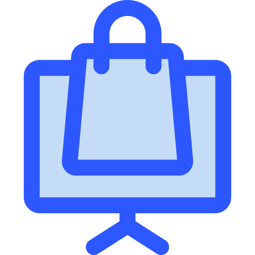 zakupy online Generic Blue ikona