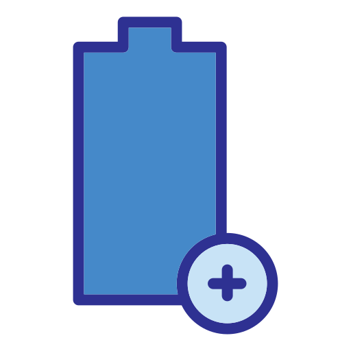 batterijniveau Generic Blue icoon