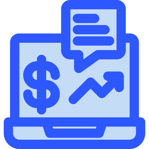 servizi bancari per smarthpone Generic Blue icona