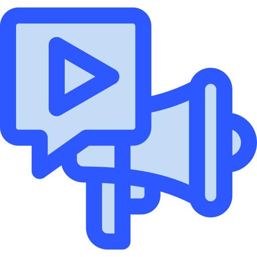 마케팅 Generic Blue icon