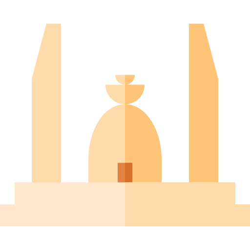 Democracy monument Basic Straight Flat icon