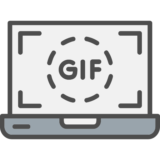 gif Generic Outline Color icoon