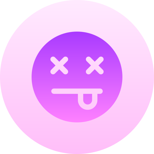 martwy Basic Gradient Circular ikona