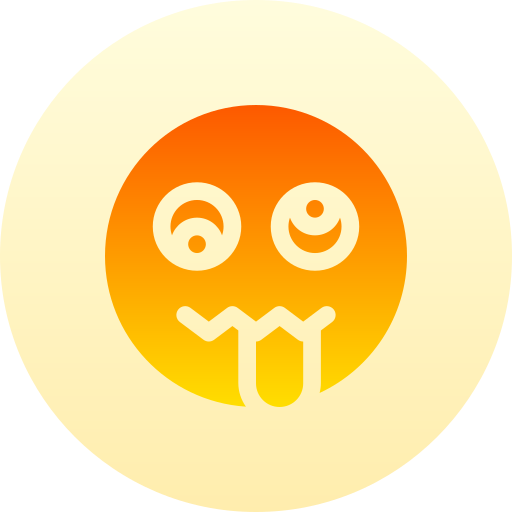 어지러운 Basic Gradient Circular icon