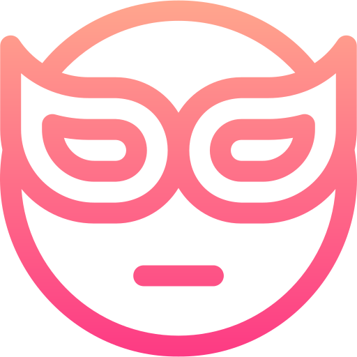 Mask Basic Gradient Lineal color icon