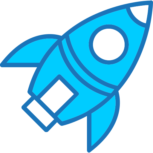 rakieta Generic Blue ikona