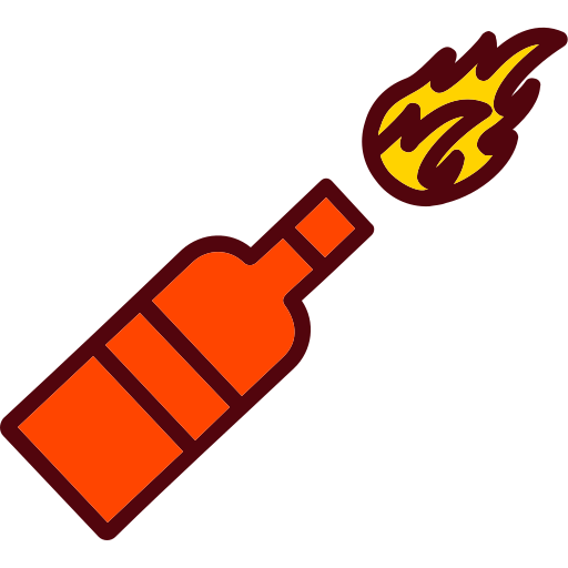 molotov cocktail Generic Outline Color icoon