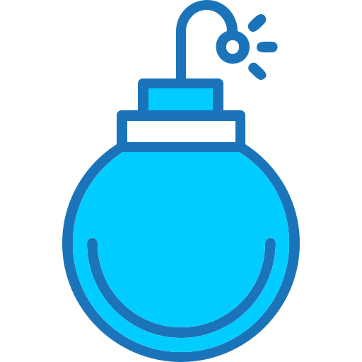 爆弾の爆発 Generic Blue icon