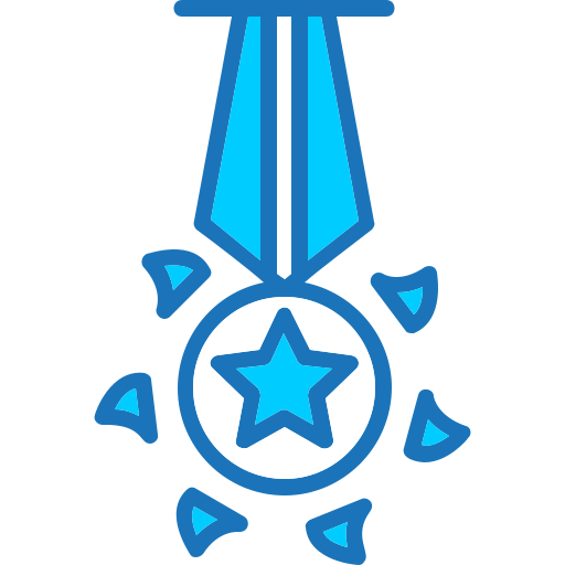badge Generic Blue Icône