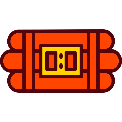 시한 폭탄 Generic Outline Color icon