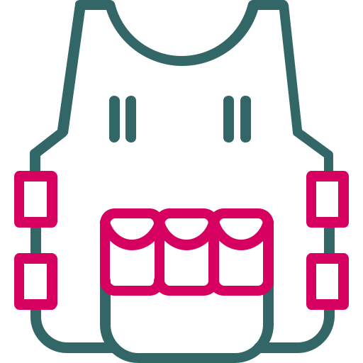 Vest Generic Outline Color icon