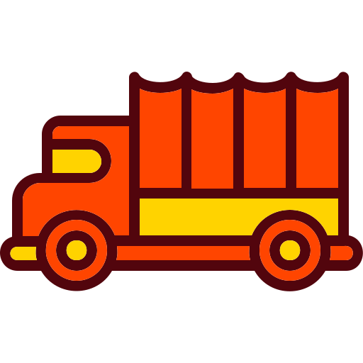 Военный грузовик Generic Outline Color иконка