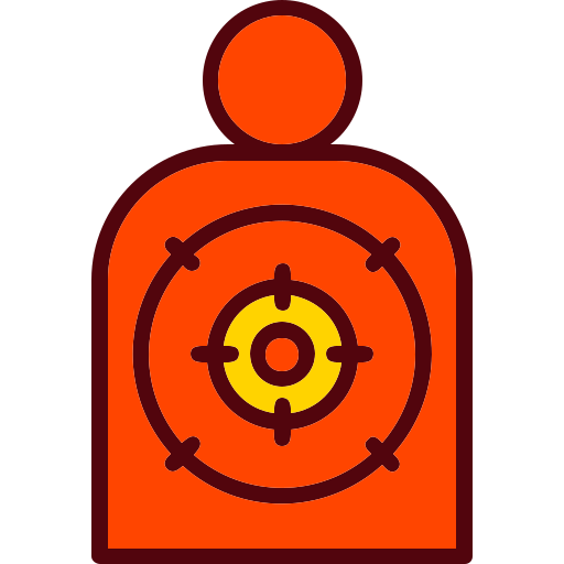 射撃対象 Generic Outline Color icon