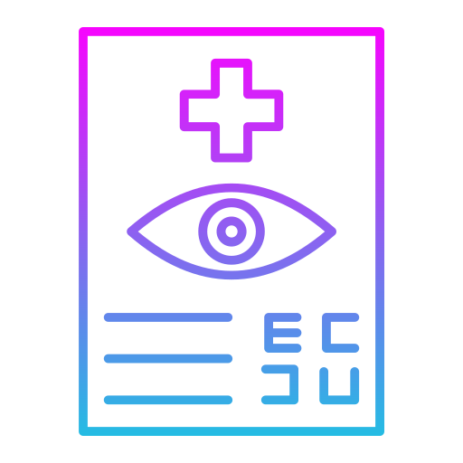Eye test Generic Gradient icon