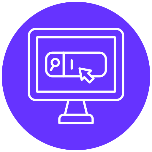 Online search Generic Flat icon
