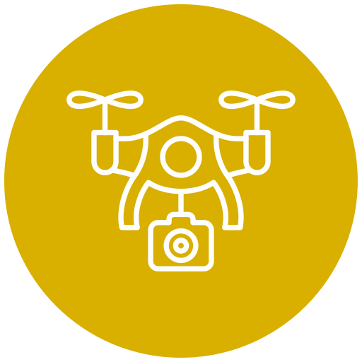 caméra drone Generic Flat Icône