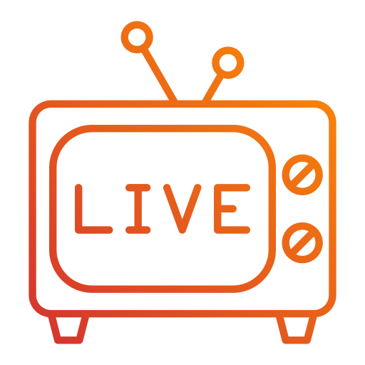 Live broadcast Generic Gradient icon