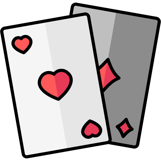 cartas de jogar Generic Outline Color Ícone