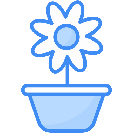 Flower Generic Blue icon