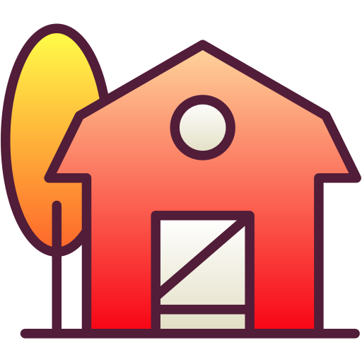 Farm house Generic Lineal Color Gradient icon