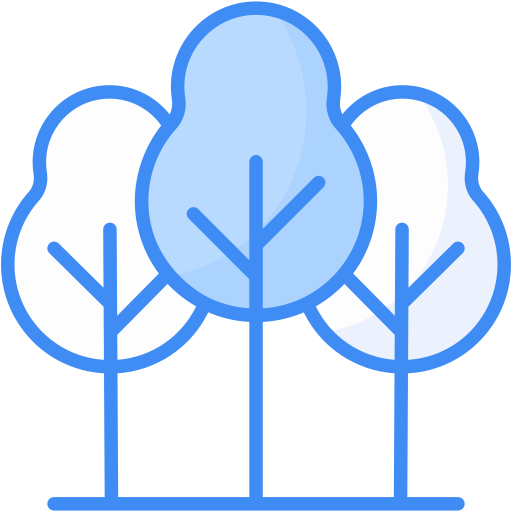 Árbol Generic Blue icono