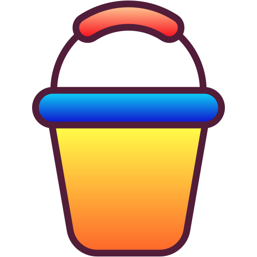 버킷 Generic Lineal Color Gradient icon