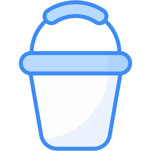 버킷 Generic Blue icon