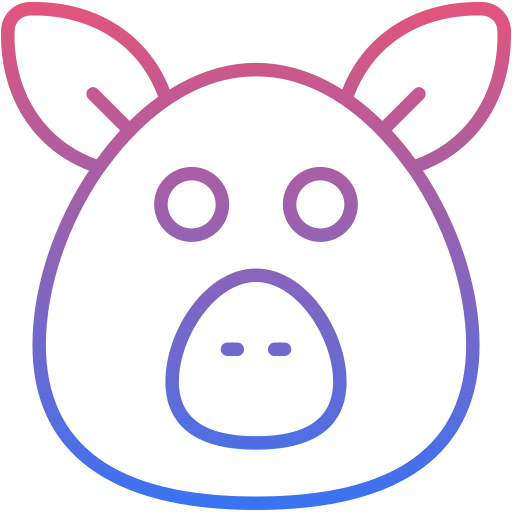 豚 Generic Gradient icon