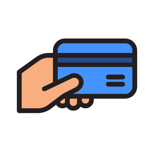 pago con tarjeta de crédito Generic Outline Color icono