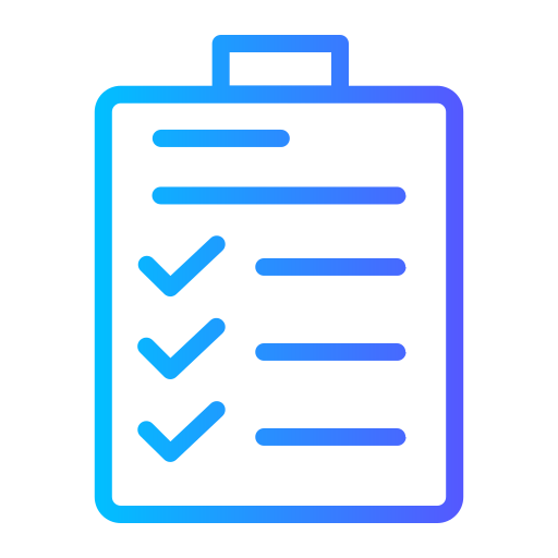 List Generic Gradient icon