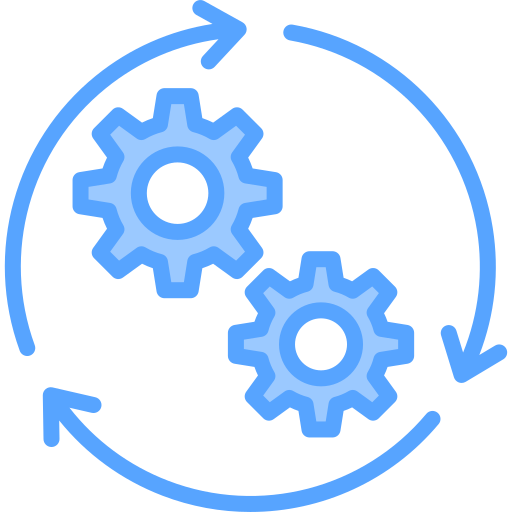 Process Generic Blue icon