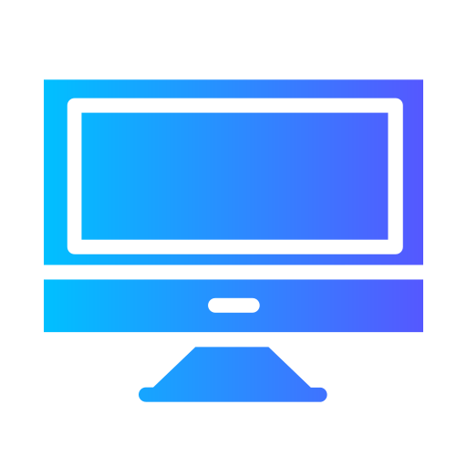 monitor Generic Flat Gradient icono