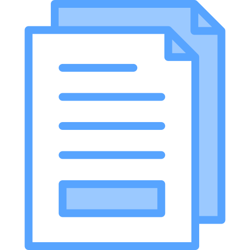 documenten Generic Blue icoon