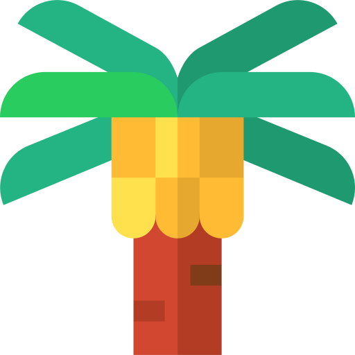 バナナの木 Basic Straight Flat icon
