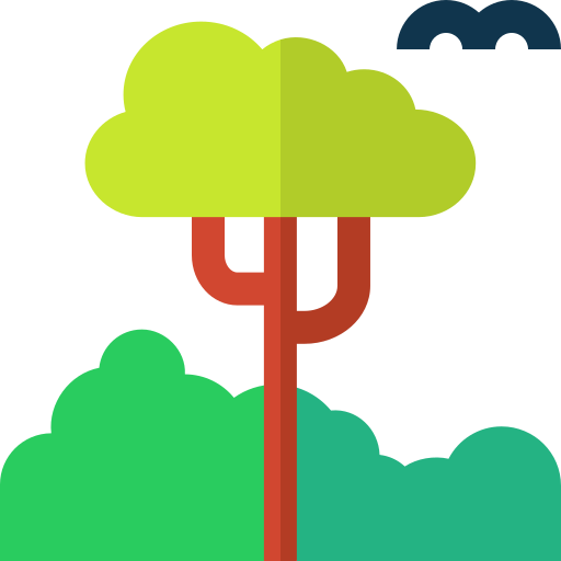 숲 Basic Straight Flat icon
