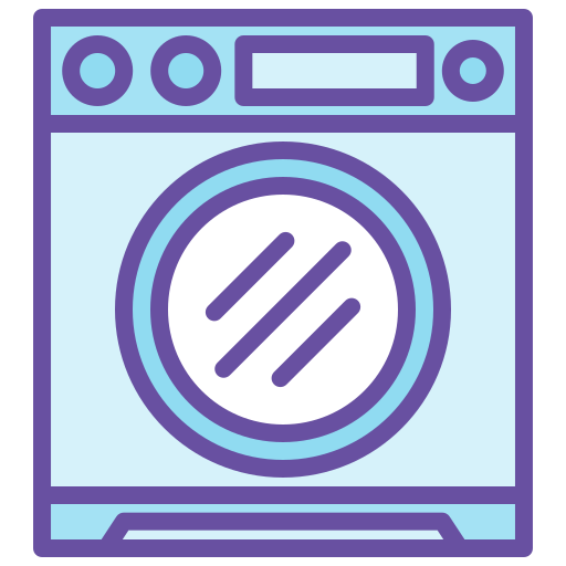 maquina de lavar Generic Blue Ícone