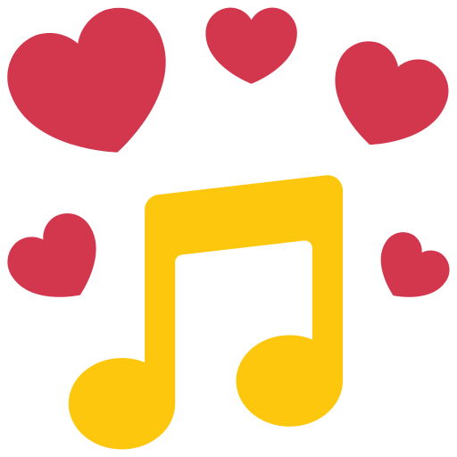 Love song Juicy Fish Flat icon
