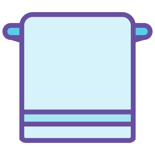 handdoek hanger Generic Blue icoon