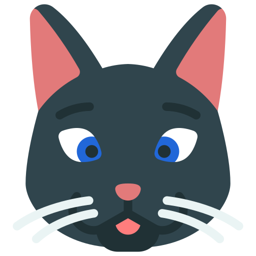 Cat Juicy Fish Flat icon