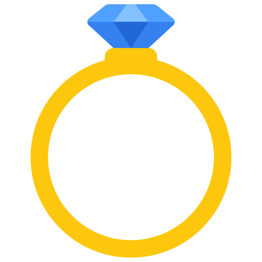 pierścionek zaręczynowy Juicy Fish Flat ikona