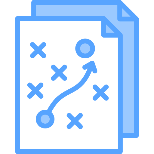 Content strategy Generic Blue icon
