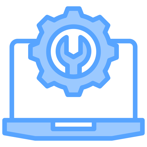 技術サポート Generic Blue icon
