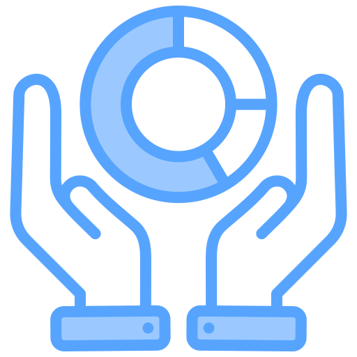 データ管理 Generic Blue icon